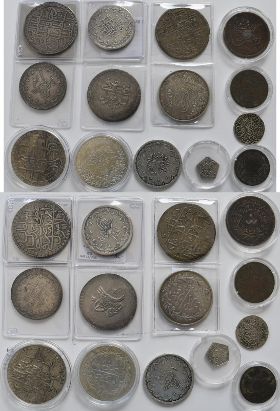 Osmanen: Schönes Lot Osmanisches Reich / Türkei mit 2 Zolotas, 20 Quirsh, 2 Kuru...