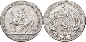 Altdeutschland und RDR bis 1800: Brandenburg-Ansbach, Alexander 1757-1791:, Taler (Konventionstaler) 1765 KK, Schwabach. Auf die Kreisobristenwürde. 2...