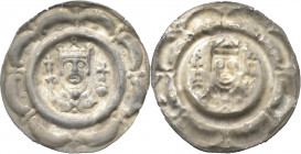 Altdeutschland und RDR bis 1800: Donauwörth, kgl. Münzstätte, Philipp 1198-1208 / Otto IV.1198-1215 / Friedrich II. 1215-1250: Brakteat, Königliches B...