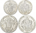 Haus Habsburg: Joseph II. 1765-1790: ½ Taler und 1 Taler 1786 B (Madonnentaler). Herinek 170 + 149. Je fast vorzüglich. Lot 2 Münzen.
 [differenzbest...