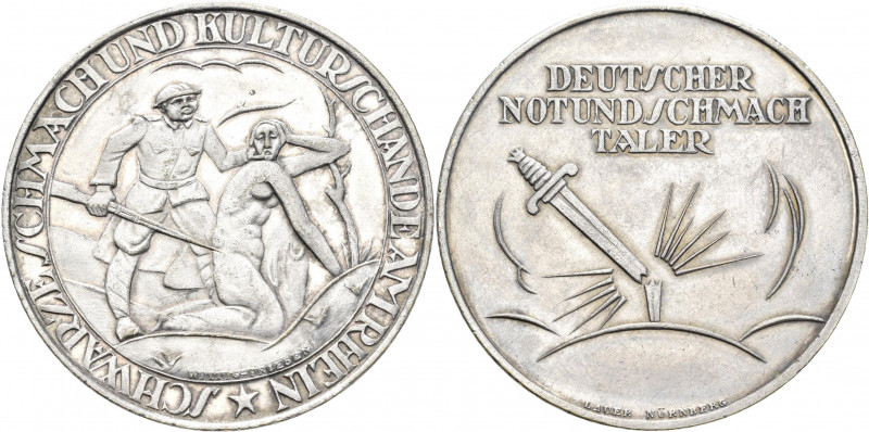 Medaillen Deutschland: Weimarer Republik: Medaille von Lauer Nürnberg o.J. (1923...