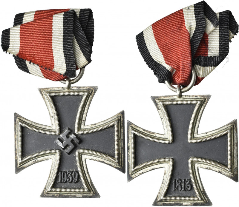 Orden & Ehrenzeichen: Drittes Reich, Eisernes Kreuz 1939 II. Klasse, Messing ver...