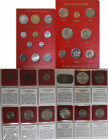 Alle Welt: Auf 2 Alben verteilte Sammlung von mehr als 120 tolle FAO Münzen aus aller Welt, in bester Erhaltung, in original Alben.
 [differenzbesteu...