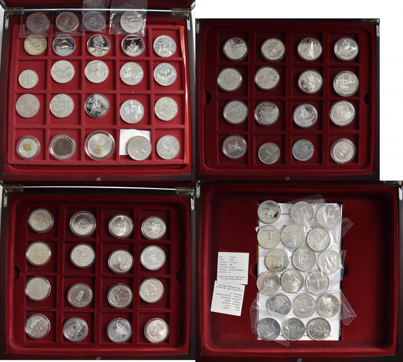 Kanada: Sammlung kanadische Gedenkmünzen. Überwiegend 1 Dollar Münzen, aber auch...