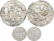 Europa: 17 Jahrhundert: Lot 2 Münzen, dabei: Niederlande: Zwolle, Gulden zu 28 Stüber ohne Jahreszahl (1612-1619), mit Titel Matthias. 20,10 g. Delmon...