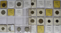 Estland: Überkompletter Satz aller Kursmünzen inkl. Seltenheiten wie 3 Marka 1926 (KM# 6), 5 Marka 1926 (KM# 7) oder 1 cent 1939 (KM# 19) und 1 Kroon ...