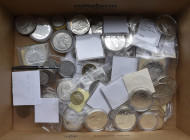 Frankreich: Großes Lot aus Frankreich, dabei tolle Kupfermünzen ab 18. Jhd. aber überwiegend viel Silber. Dabei: große 10 + 50 Francs der 70er, Doppel...