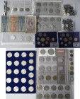 Österreich: Kleines Los mit diversen AT-Münzen, überwiegend 25er und Umlaufgeld. Dabei noch eine Tüte mit Kleingeld der K&K Monarchie.
 [differenzbes...