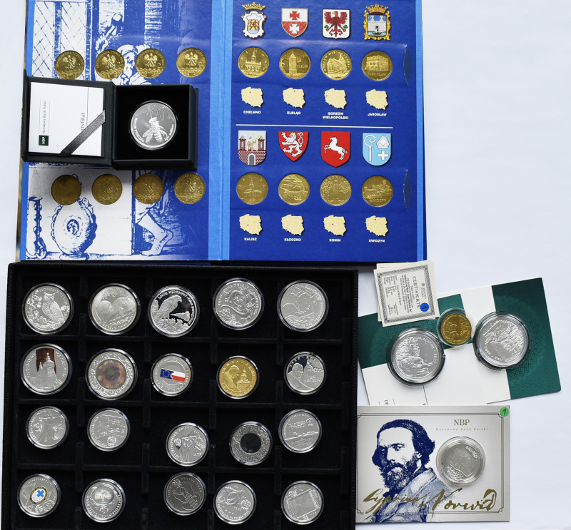 Polen: Schöne Sammlung moderner polnischen Münzen (ca. 2004-2013). Dabei 33 x 2 ...