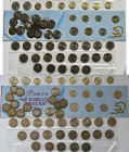 Sowjetunion: Seltener KMS 1995 II. Weltkrieg / 50 Jahre Kriegsende, dazu noch 46 x 10 Rubel Gedenkmünzen (fast alle aus Bimetall), überwiegend in stem...