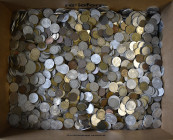 Deutschland: Großes Lot von ca. 5 kg deutscher Kleinmünzen, Schwerpunkt Deutsches Kaiserreich und Weimarer Republik.
 [differenzbesteuert]