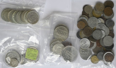 Deutschland: Kleines Lot diverser Münzen, dabei Kleingeld vom Kaiserreich, über die Weimarer Republik bis zum Dritten Reich, bisschen Silbermünzen, da...