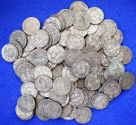 Altdeutschland und RDR bis 1800: Bayern: 120 x 1 Kreuzer Münzen, meist verschiedene Jahrgänge, in unterschiedlichen Erhaltungen.
 [differenzbesteuert...