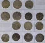 Altdeutschland und RDR bis 1800: Lot 7 (Klein-) Münzen aus Brandenburg / Ansbach / Bayreuth, Alexander, Friedrich, Johann Friedrich: 20 Kreuzer 1766 u...