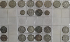 Altdeutschland und RDR 1800 - 1871: Hübsches Lot 12 Münzen, überwiegend Taler, dabei: Anhalt (Bergbau 1861 + 1/6 Taler 1856), 7 x Preußen (3x 1871, 2x...