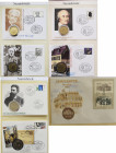 DDR: 2 Alben voll mit Numisbriefen (68 Stück, aus dem Hause Borek) mit DDR Münzen. Dabei viele CuNi Ausgaben, aber auch Silberstücke gesichtet. Hübsch...