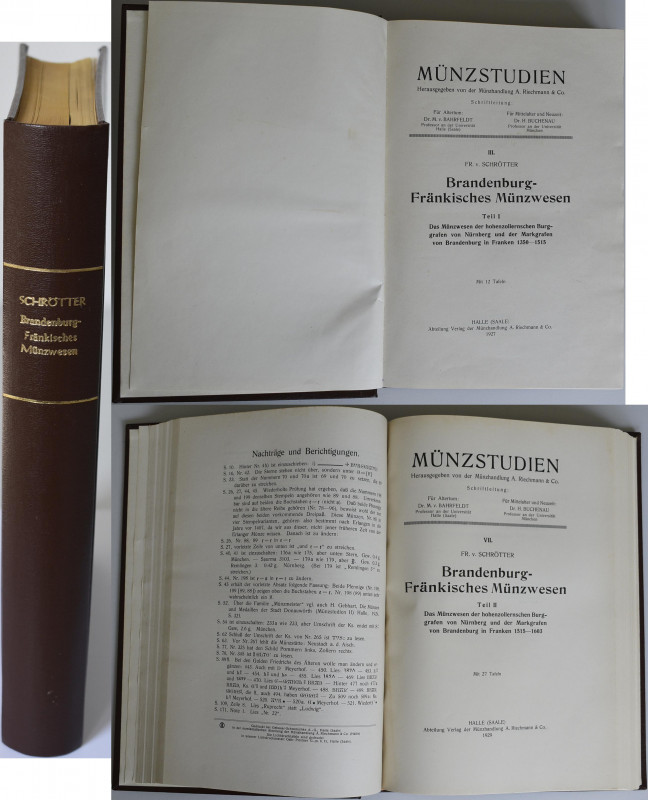 Literatur: Schrötter, Friedrich Freiherr von: Brandenburg – Fränkisches Münzwese...