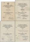 Orden & Ehrenzeichen: Drittes Reich: Umfangreiche Sammlung von KVK Urkunden zum KV I. Klasse mit Schwerter (1x), KVK II. Klasse mit Schwerter (29), KV...