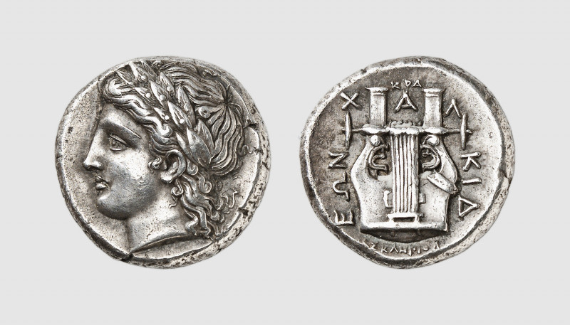 Macedon. Chalcidian league. Olynthus. 358-355 BC. AR Tetradrachm (14.45g, 4h). K...