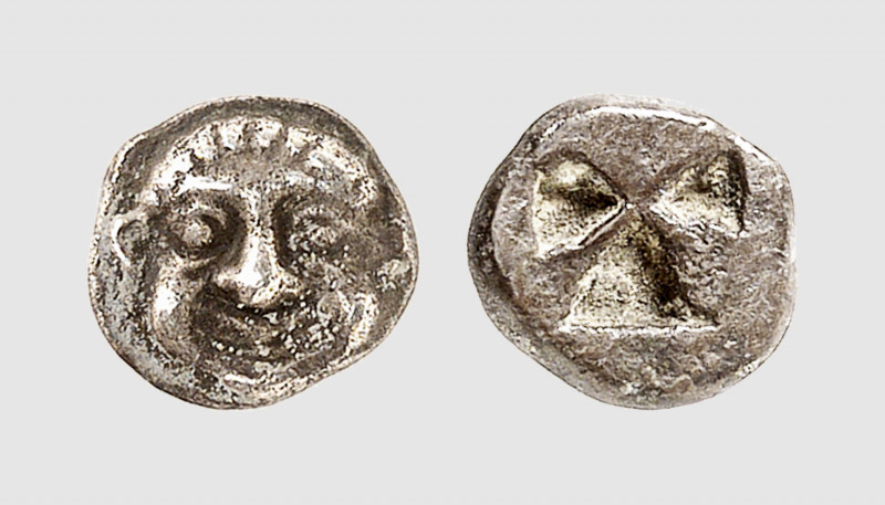 Attica. Athens. 520-510 BC. AR Obol (0.64g). Wappenmünzen issue. SNG Copenhagen ...