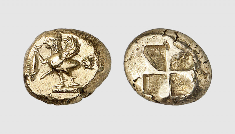 Mysia. Cyzicus. 500-450 BC. EL Hecte (2.64g). SNG France 203; von Fritze 74. Lig...