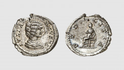 Empire. Julia Domna. Laodicea ad Mare. AD 196-211. AR Denarius (3.40g, 1h). Cohen 168; RIC 644. Lightly toned. Ragged flan. Choice extremely fine. Fro...