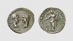 Empire. Macrinus & Diadumenian. Marcianopolis. AD 217-218. Æ 27 (11,52g, 1h). AMNG 774; Mouchmov 571. Dark green-brown patina. Good very fine. From a ...