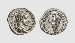 Empire. Elagabalus. Rome. AD 219-220. AR Denarius (3.41g, 6h). Cohen 282; RIC 150. Old cabinet tone. A lovely coin. Choice extremely fine. From a priv...