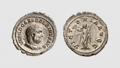 Empire. Balbinus. Rome. AD 238. AR Denarius (2.51g, 6h). Cohen 27; RIC 8. Old cabinet tone. Perfectly centered and struck. Choice extremely fine. From...