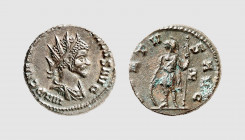 Empire. Quintillus. Rome. AD 270. Æ Antoninianus (2.88g, 6h). Cohen 73; RIC 35. Lightly toned. Some green deposits. Choice extremely fine. From a priv...