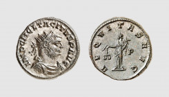 Empire. Tacitus. Siscia. AD 275-276. Æ Antoninianus (4.18g, 12h). Cohen 9; RIC 180. Lightly toned. Traces of silvering. Choice extremely fine. From a ...