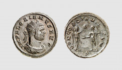 Empire. Florian. Cyzicus. AD 276. Æ Antoninianus (3.84g, 12h). Cohen 15; RIC 116. Lightly toned. Choice extremely fine. From a private collection; Fra...