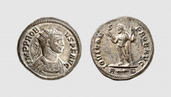 Empire. Probus. Rome. AD 280-281. Æ Antoninianus (4.21g, 6h). Cohen 306; RIC 173. Lightly toned. Traces of silvering. Choice extremely fine. From a pr...