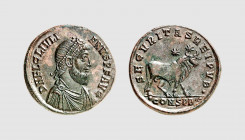 Empire. Julian II Apostata. Constantinople; 361-363 AD. Æ Double Maiorina (8.26g, 6h). Cohen 38; RIC 162. Charming green-reddish patina. Choice extrem...