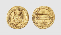 Abbasids. Al-Rashid. Unnamed mint (Misr). AH 191 (AD 806-807). AV Dinar (4.19g, 6h). Album 218.13. Lightly toned. Good very fine. From a private colle...