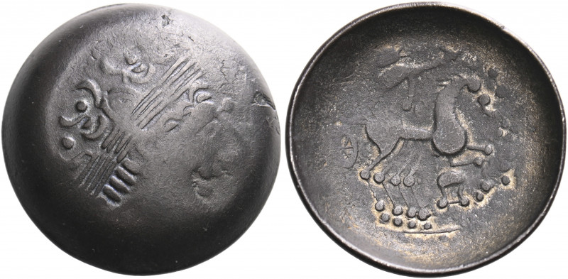 Central Europe. Helvetii. Tetradrachm (Silver, 25.5 mm, 6.77 g, 9 h). Celticized...
