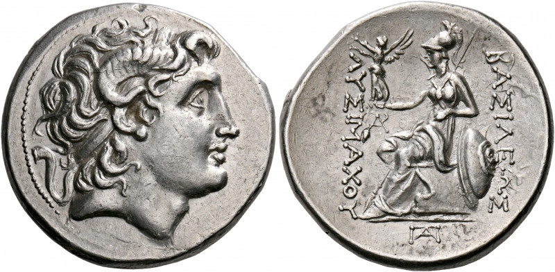 KINGS OF THRACE. Lysimachos, 305-281 BC. Tetradrachm (Silver. 31 mm, 17.04 g, 12...