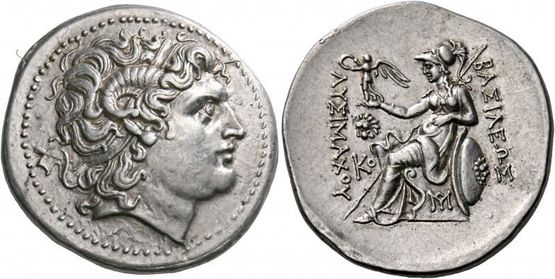 KINGS OF THRACE. Lysimachos, 305-281 BC. Tetradrachm (Silver, 32 mm, 17.16 g, 1 ...