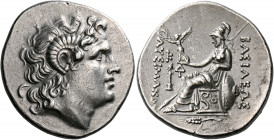 KINGS OF THRACE. Lysimachos, 305-281 BC. Tetradrachm (Silver, 31 mm, 17.02 g, 1 h), Kalchedon, circa 270s-260s. Diademed head of Alexander the Great t...