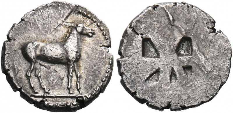 MACEDON. Mende. Circa 500-480 BC. Hekte or Sixth Stater (Silver, 15 mm, 2.11 g, ...