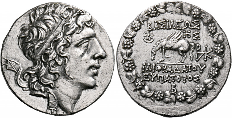 KINGS OF PONTOS. Mithradates VI Eupator, circa 120-63 BC. Tetradrachm (Silver, 3...