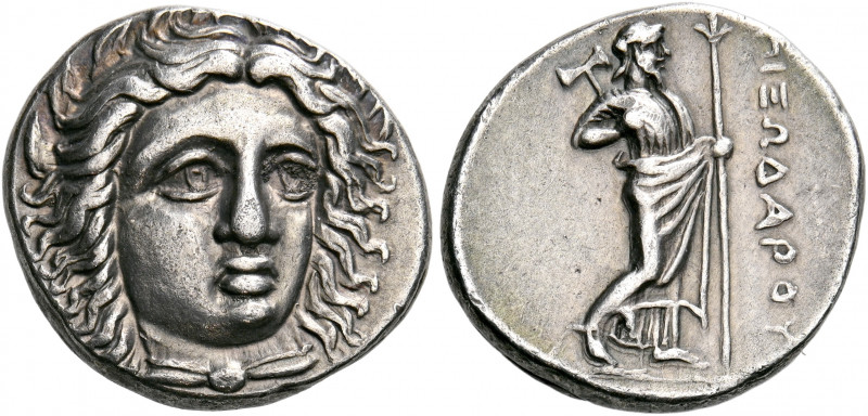 SATRAPS OF CARIA. Pixodaros, circa 341/0-336/5 BC. Didrachm (Silver, 20 mm, 6.94...