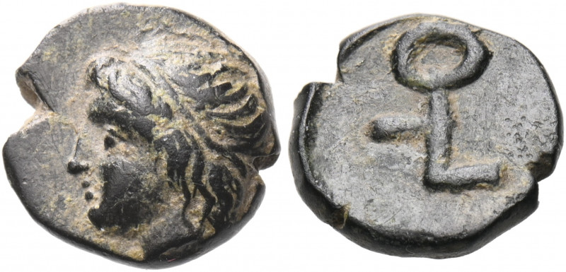 ASIA MINOR. Lycia (?). Uncertain mint. 4th-3rd centuries BC. Half chalkous (Bron...