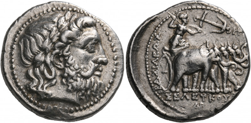 SELEUKID KINGS. Seleukos I Nikator, 312-281 BC. Tetradrachm (Silver, 28 mm, 17.2...