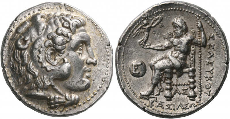 SELEUKID KINGS. Seleukos I Nikator, 312-281 BC. Tetradrachm (Silver, 27 mm, 17.1...