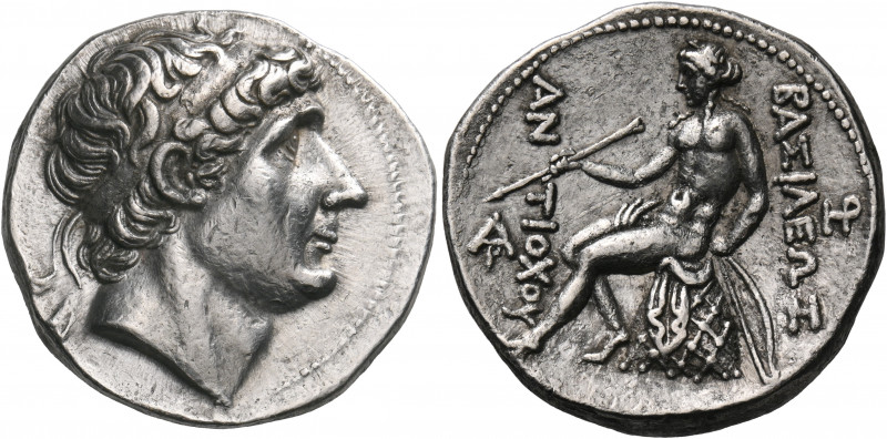 SELEUKID KINGS. Antiochos I Soter, 281-261 BC. Tetradrachm (Silver, 29 mm, 16.92...