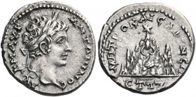Caracalla, 198-217. Drachm (Silver, 18 mm, 3.14 g, 4 h), Caesaraea-Eusebia in Cappadocia, year 17 of Septimius Severus = 209. AY K M AYP ANTΩNINOC Lau...