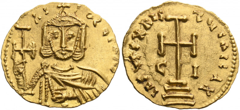 Nicephorus I, 802-811. Solidus (Gold, 20 mm, 3.86 g, 12 h), uncertain Sicilian m...