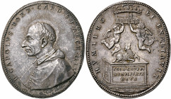 ITALY. Archdiocese of Milan. Carlo Borromeo, Cardinal Archbishop, 1564-1584. Medal (Silver, 46 mm, 19.85 g, 12 h), By Gasparo Cambi (?), a. B · CAROLV...