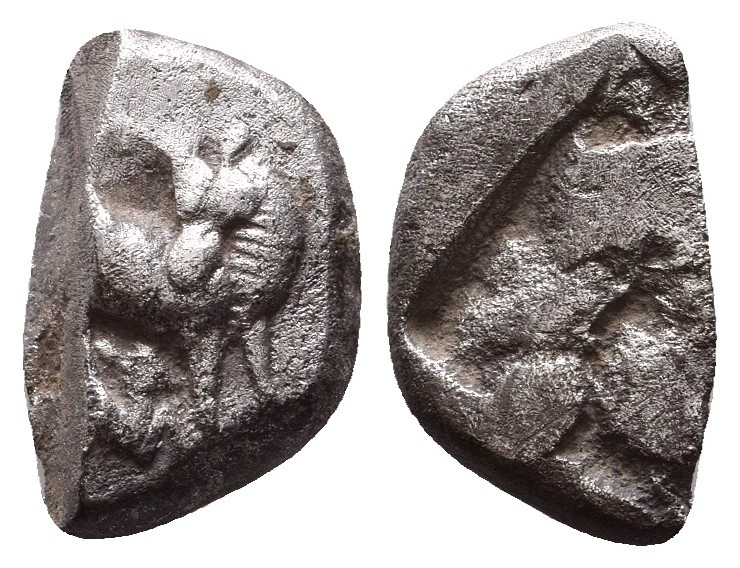 Archaic. Circa 525-475 BC. Cut AR Fragment
Condition: Very Fine

Weight: 3.7 ...
